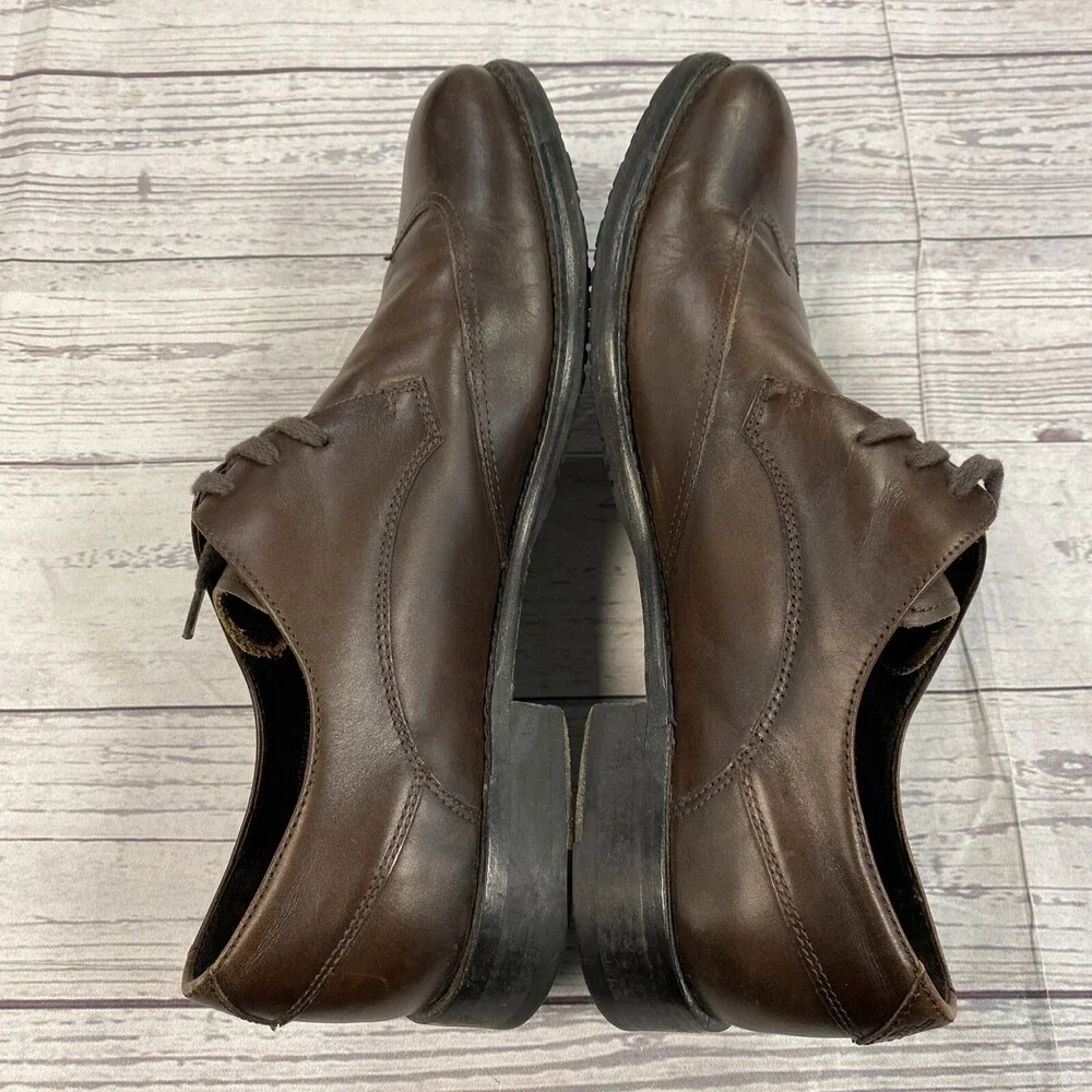 JOHN VARVATOS USA F1577M3B-A11B2 Wingtip Derby Brown Leather Men's Size 8*